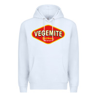 White vegemite Premium Hoodie - linhVisuals