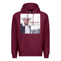 Burgundy tracy lawrence   frozen in time   a Premium Hoodie - linhVisuals