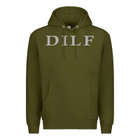 Army Green dilf Premium Hoodie - linhVisuals