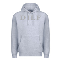 Heather Grey dilf Premium Hoodie - linhVisuals