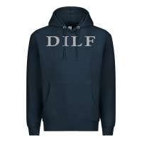 Navy dilf Premium Hoodie - linhVisuals