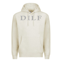 Oatmeal Heather dilf Premium Hoodie - linhVisuals