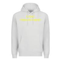 Dove Grey FRONT TOWARD ENEMY Premium Hoodie - linhVisuals