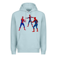 Blue Mist spidey meme Premium Hoodie - linhVisuals