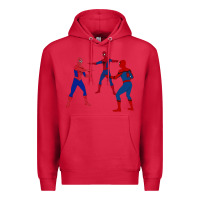 Cardinal spidey meme Premium Hoodie - linhVisuals