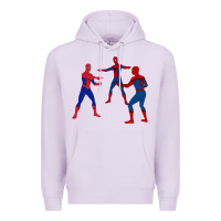 Lilac spidey meme Premium Hoodie - linhVisuals
