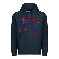 Navy spidey meme Premium Hoodie - linhVisuals