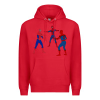Red spidey meme Premium Hoodie - linhVisuals