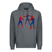 Rock spidey meme Premium Hoodie - linhVisuals