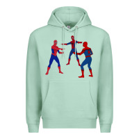 Seafoam spidey meme Premium Hoodie - linhVisuals