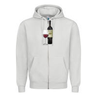 Dove Grey California Wine Zipper Hoodie - RanaPortraitStore
