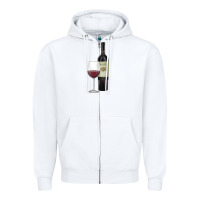 White California Wine Zipper Hoodie - RanaPortraitStore