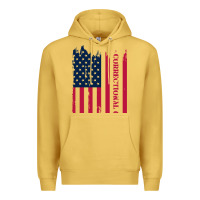 Antique Gold correctional officer shirts   correctional prison officer thin silver Premium Hoodie - linhVisuals