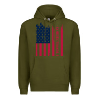 Army Green correctional officer shirts   correctional prison officer thin silver Premium Hoodie - linhVisuals