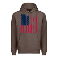 Coffee correctional officer shirts   correctional prison officer thin silver Premium Hoodie - linhVisuals