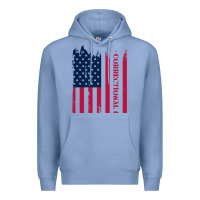 Colony Blue correctional officer shirts   correctional prison officer thin silver Premium Hoodie - linhVisuals