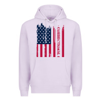 Lilac correctional officer shirts   correctional prison officer thin silver Premium Hoodie - linhVisuals