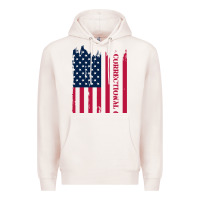 Pale Pink correctional officer shirts   correctional prison officer thin silver Premium Hoodie - linhVisuals