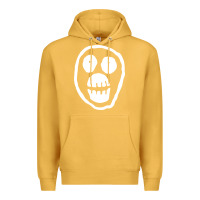 Mustard the mighty boosh monkey skull Premium Hoodie - linhVisuals