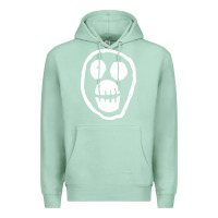 Seafoam the mighty boosh monkey skull Premium Hoodie - linhVisuals