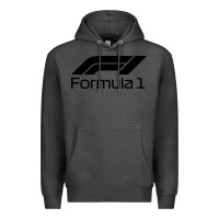 Charcoal Heather formula 1 Premium Hoodie - linhVisuals