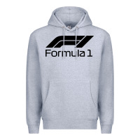 Heather Grey formula 1 Premium Hoodie - linhVisuals