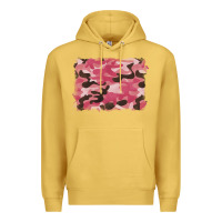 Antique Gold pink camouflage background Premium Hoodie - BarkalooDesign