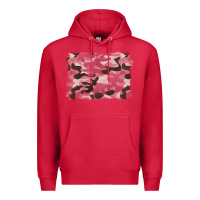 Cardinal pink camouflage background Premium Hoodie - BarkalooDesign