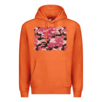 Carrot pink camouflage background Premium Hoodie - BarkalooDesign