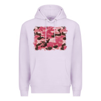 Lilac pink camouflage background Premium Hoodie - BarkalooDesign