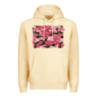 Pina Colada pink camouflage background Premium Hoodie - BarkalooDesign