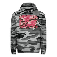 Slate Camo pink camouflage background Premium Hoodie - BarkalooDesign