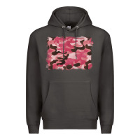 Smoke pink camouflage background Premium Hoodie - BarkalooDesign