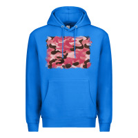 True Royal pink camouflage background Premium Hoodie - BarkalooDesign