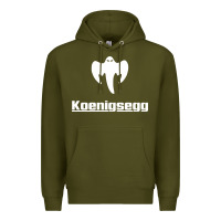 Army Green ghost koenisegg Premium Hoodie - linhVisuals
