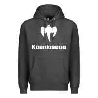 Charcoal Heather ghost koenisegg Premium Hoodie - linhVisuals