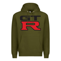 Army Green gtr Premium Hoodie - linhVisuals