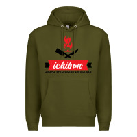 Army Green ichiban steakhouse Premium Hoodie - linhVisuals