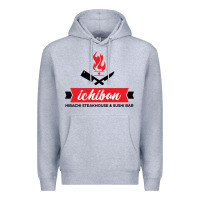 Heather Grey ichiban steakhouse Premium Hoodie - linhVisuals