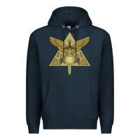Navy hexside covens Premium Hoodie - linhVisuals