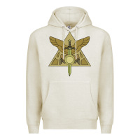 Oatmeal Heather hexside covens Premium Hoodie - linhVisuals
