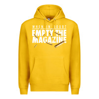 Lemon when in doubt empty the magazine Premium Hoodie - linhVisuals
