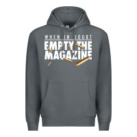 Rock when in doubt empty the magazine Premium Hoodie - linhVisuals