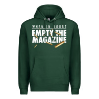 Sports Green when in doubt empty the magazine Premium Hoodie - linhVisuals