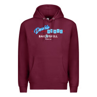 Burgundy roadhouse double deuce Premium Hoodie - linhVisuals
