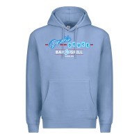 Colony Blue roadhouse double deuce Premium Hoodie - linhVisuals