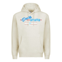 Oatmeal Heather roadhouse double deuce Premium Hoodie - linhVisuals