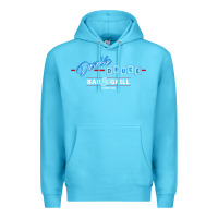 Ocean Blue roadhouse double deuce Premium Hoodie - linhVisuals