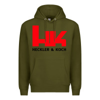Army Green hk black Premium Hoodie - linhVisuals