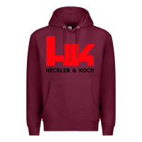 Burgundy hk black Premium Hoodie - linhVisuals